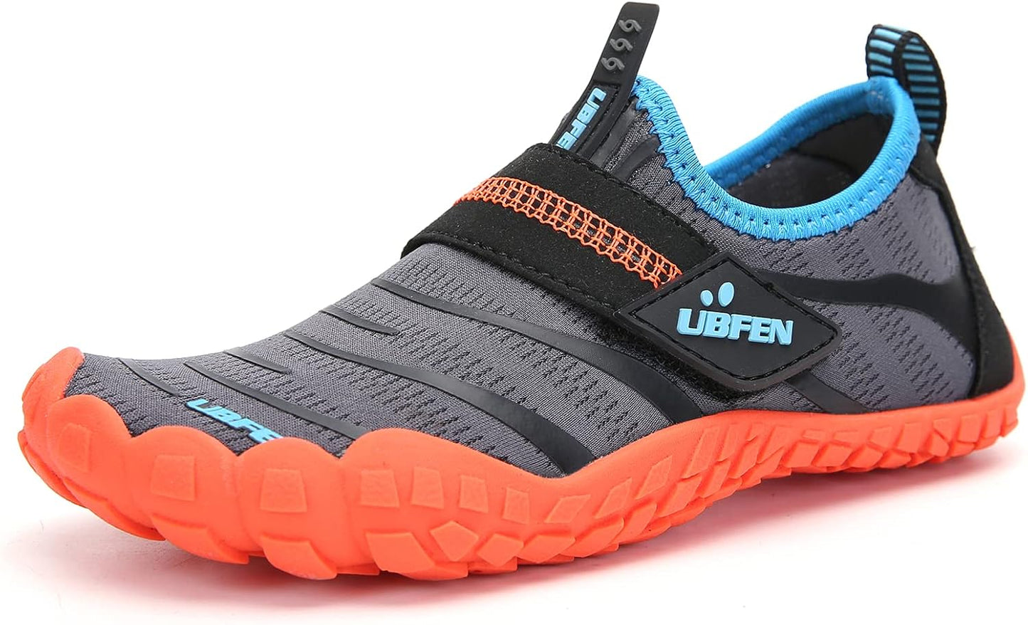UBFEN Kids Water Shoes for Boys Girls Quick-Dry Swim Aqua Socks | Lightweight, Barefoot-Style, Perfect for Water Parks, Beach, Pool, Kayak, Creek Hiking, Camping, Toddler, Little Kid, Big Kid