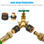 3/4" Garden Hose Quick Connect Water Hose Fit Female Male Connector Set Fitting
