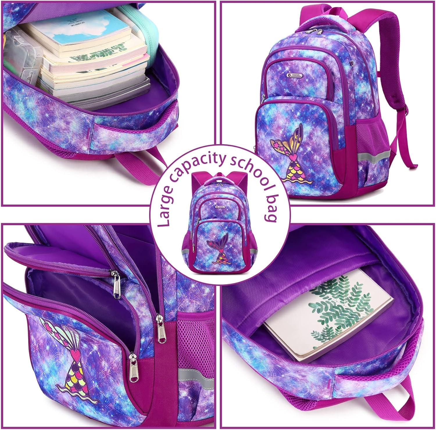 3Pcs Boys Dinosaur Backpack Set with Lunch Box Pencil Case, School Book Bag for Kids Elementary Preschool 1