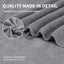 Jessy Home 4 Pack Oversized Bath Sheet Towels 700 GSM Ultra Soft Light Gray Bath Towel Set