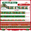 SANNIX 17 Rolls Christmas Washi Tape Holiday Decorative Washi Tapes 4 Sizes