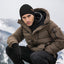 Loritta Winter Hats for Men, 3 PCS Fleece Beanie Scarf Gloves Set