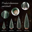Small Christmas Tree,Mini Christmas Tree, Mini Pine Tree, Bottle Brush Fake Trees with Wooden Base for Tabletop Decorative (Plant Green)