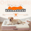 Extra Large Orthopedic Dog Bed Waterproof Pet Sofa Bed Four-Sided Bolster Cushion with Removable Washable Cover for Big Dogs Pink