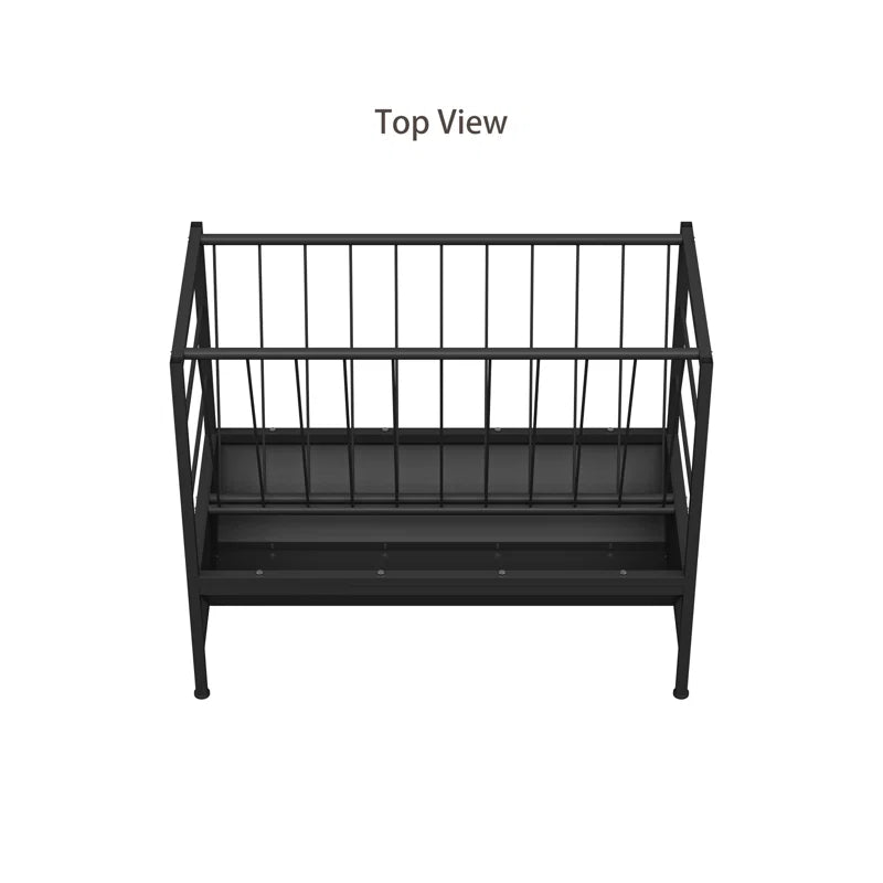 45-Gallon Heavy-Duty Pasture Hay & Grain Feeder with 24 Gallon Feed Pan, Livestock Feeding Trough Quick to Assemble, Feeding Goats, Calves, Cow, Horse for Farms
