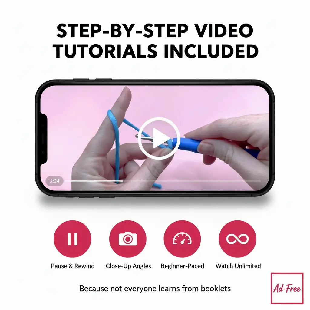 Wimmsie Beginner Crochet Kit for Adults Kids and Teens - Chicken & Egg - White