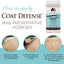 COAT DEFENSE Daily Grooming Powder for Horses | Dry Shampoo with Natural Ingredients | 64 Oz Formula for Fresh, Healthy-Looking Coat