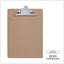 Universal 40304VP Hardboard Clipboard, 1-Inch Capacity, 8 1/2 X 11, Brown, 3/Pack (3401-06102)