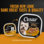 Cesar Classic Loaf in Sauce Adult Wet Dog Food Chicken and Veal Recipe, 3.5 Oz. Easy Peel Trays, 24 Count (Pack of 1)