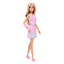 Fashionistas Doll #243 with Blonde Hair and Pink Arm Cast Accessory, Wearing Plaid Top and Skirt with Pink Loafers