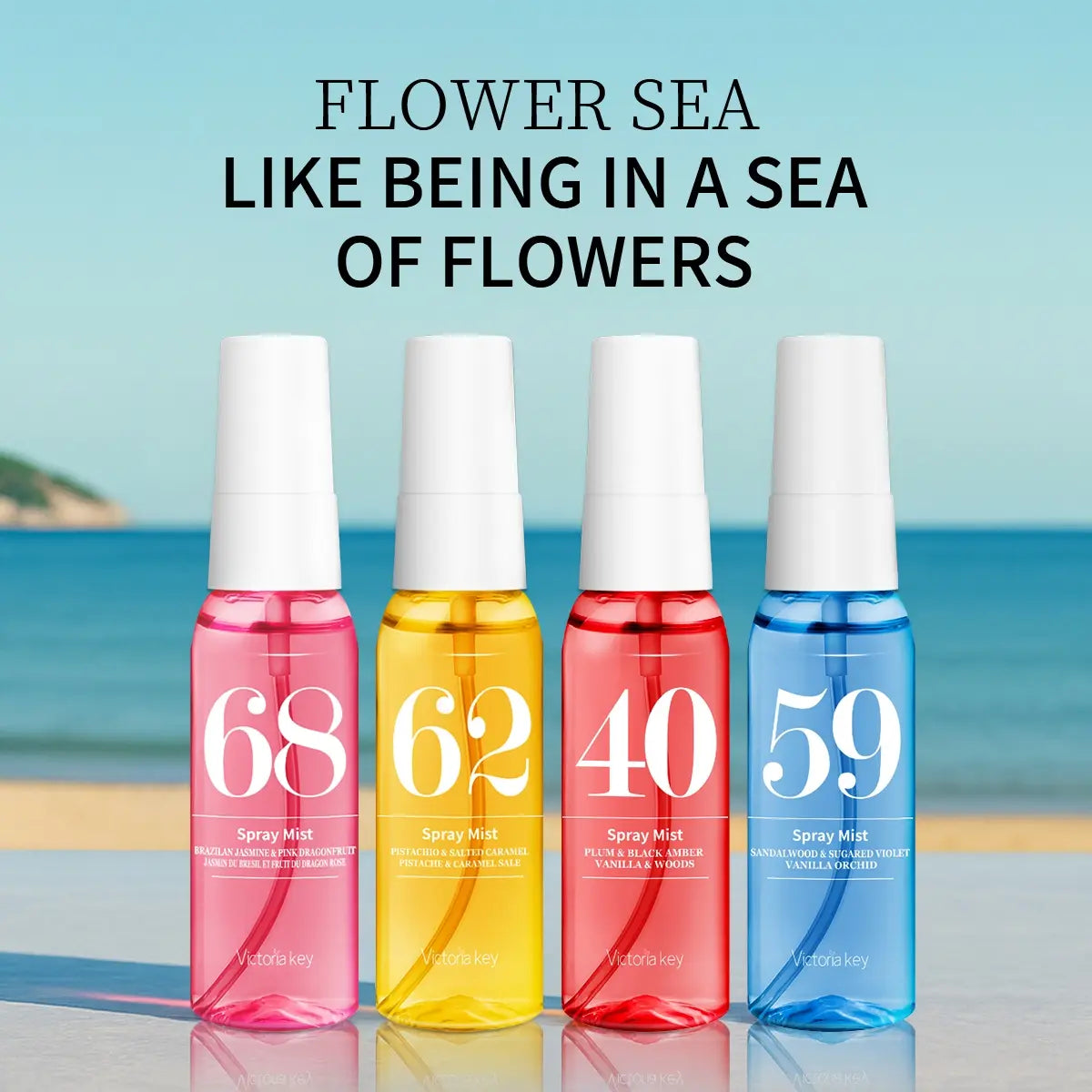 Brazilian Women'S Perfume Set, Premium Fragrance Gift Box, Aromatic Fruity Fragrance, Floral Fruity and Food Scents, 40ML X 4, Daily Use or Gift, Perfect for Any Occasion, Floral Fragrance Spray