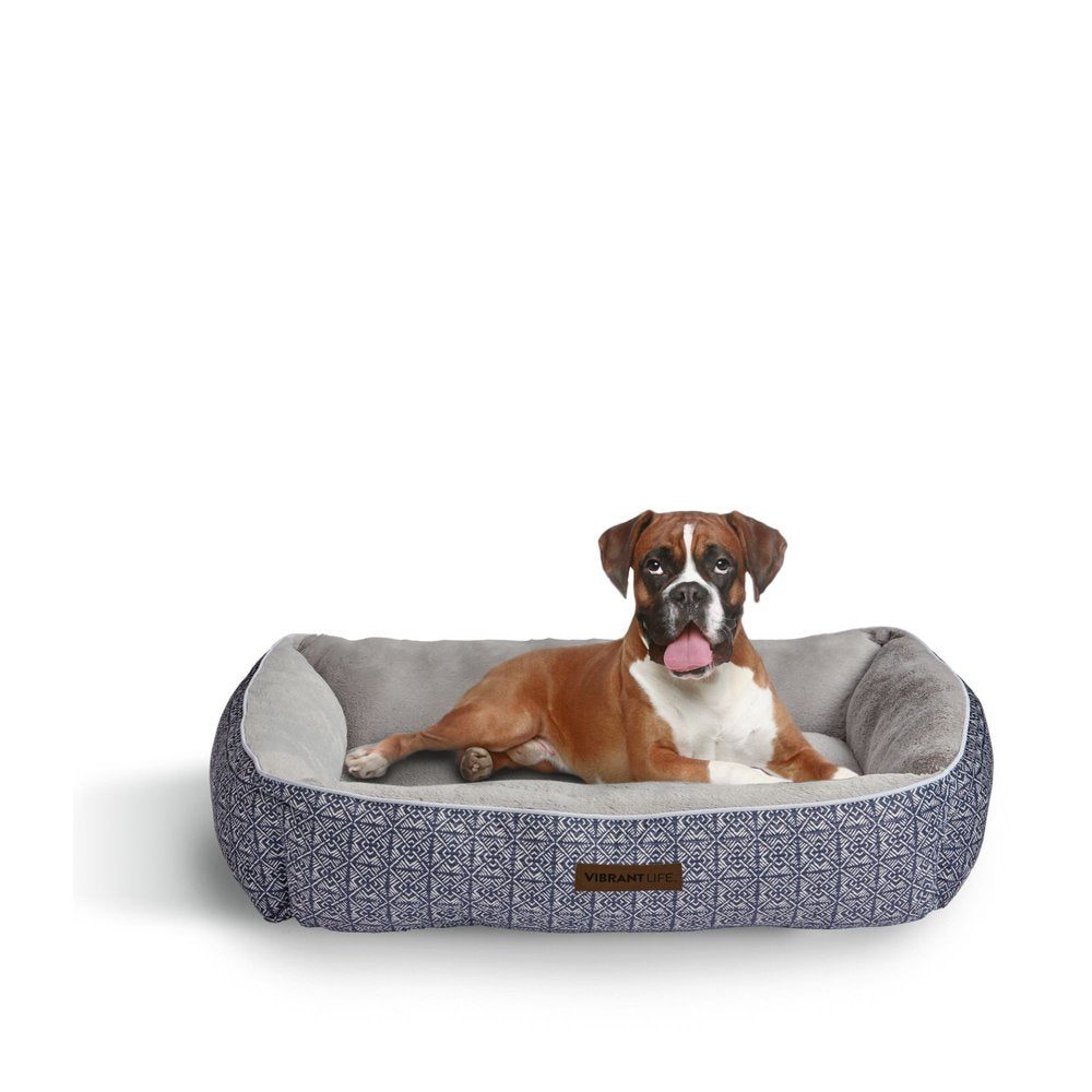 Vibrant Life Lounger Pet Bed, Large, 36" X 27"