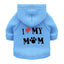 OAVQHLG3B Pet Dog Knitted Sweaters Knitwear Turtleneck Pajamas Soft Winter Warm Puppy Valentine Clothing Christmas Clothes Heart Doggie Apparel for Cats Dogs