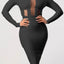 LONGSLEEVE BANDAGE DRESS