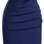 Miusol Women'S Retro 1950S Style Half Collar Ruffle Cocktail Pencil Dress