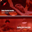 ECOSUB Reptile Heat Lamp 100W, 2Pcs E26 Basking Spot Light, Infrared Heat Lamp, Red