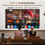 4K Smart Projector 18000 Lumen LED 1080P Wifi Bluetooth UHD Home Theater US