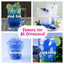 Hawaiian Shaved Ice Blue Raspberry Syrup - Nut Soy Dairy Free - Flavor Fluffy & Crunchy Snow Cone Ice - Shelf Stable - Makes 64 Servings - 1 Gallon