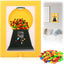 Viral Tiktok Candy Frame a Fun Wall-Mounted Dispenser for Your Home Candy Dispenser Picture Frame Handy Fast Distribution Candies, Nuts, Dog & Cat Treats Holiday Gifts Halloween Decoration Yellow Adults Decorative, Christmas Gift