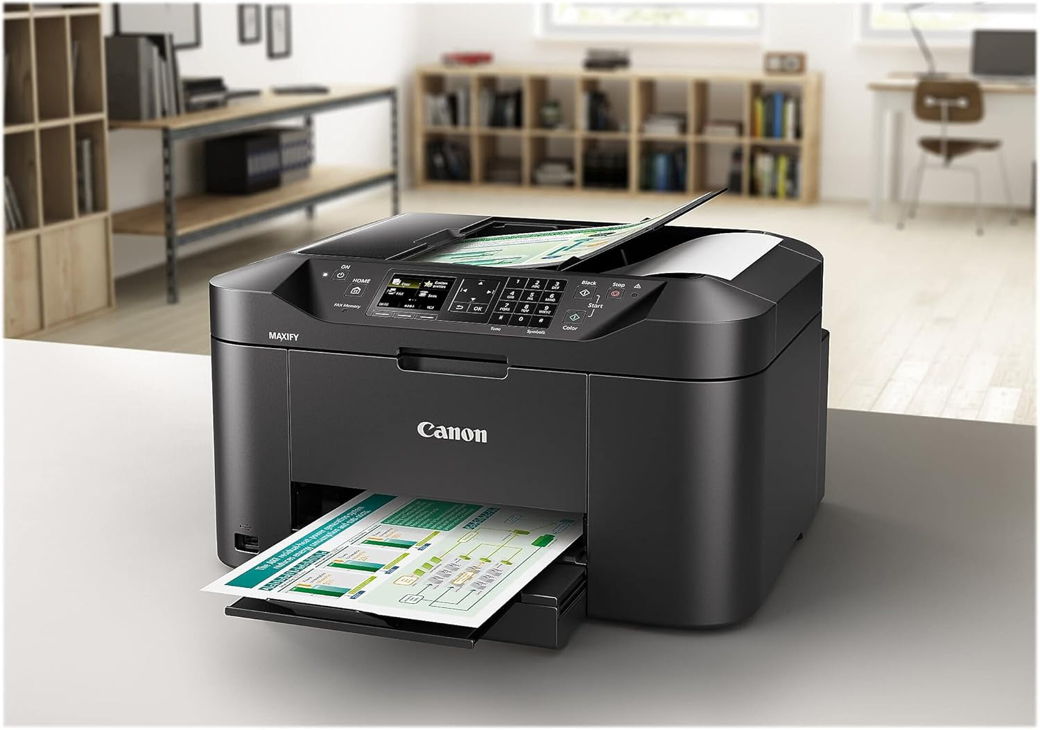 Canon Office Products MAXIFY MB2120 Wireless Color Photo Printer with Scanner, Copier and Fax