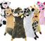 SHARLOVY Dog Squeaky Toys No Stuffing, 6 Pack Dog Toys Crinkle Dog Toys for Small Dogs Durable Dog Chew Toys Plush Cute Animals Natural Puppy Toys for Teething Pet Toys Squeak