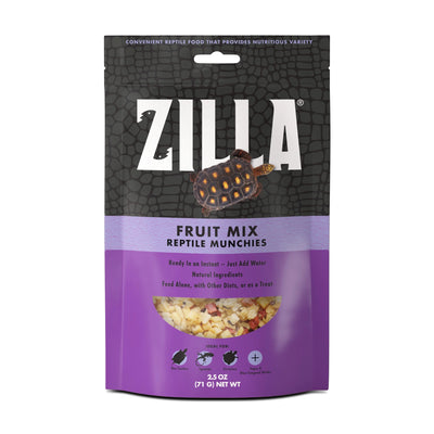 Zilla Reptile Munchies Fruit Mix Black 2.5 Oz.