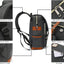 UGRACE Slim Business Laptop Backpack Casual Daypacks College Shoulder Bag for Men Women, Tear Resistant Unique Travelling Backpack Fits up to 15.6 Inch Laptop in ‎Charcoal Black
