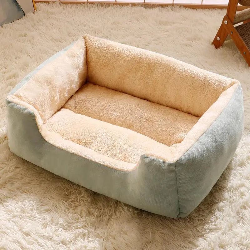 Winter Insulation Dog and Cat Beds, Cages, and Pads for Small, Medium, and Large Breeds of Dogs, Suitable for All Seasons, Dirt-Resistant, and Warm Cat Sleeping Bag Pet Lounge Bed