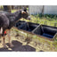 Hanging Feeder Trough for Poultry Goat Sheep Deer and Small Livestock PP Plastic Easy Mounting Feed Container