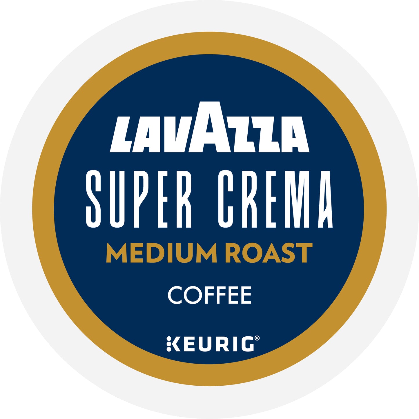 Lavazza Super Crema Keurig K-Cup® Pods, Medium Roast, Arabica and Robusta Blend (96 Pods)