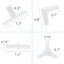 Pawfly Aquarium Airline Tubing Connectors Plastic Inline Valve, Fish Tank Air Pump Connector, 40-Piece