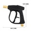 1/4" High Pressure Washer Gun 4000 PSI Car Wash Foam Spray Short Wand W/ Nozzle