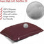 Majestic Pet Rectangle Large Dog Bed Washable – Non Slip Comfy Pet Bed – Dog Crate Bed Super Value Pillow Dog Bed – Dog Kennel Bed for Sleeping - Dog Bed Large Breed 46 X 35 Inch – Solid Burgundy
