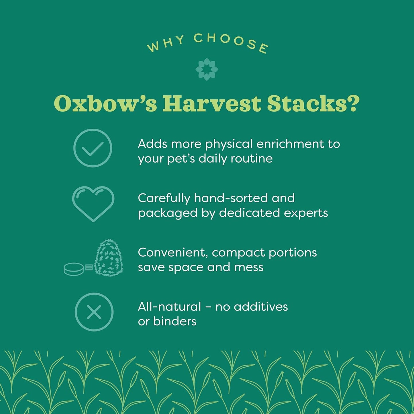 Oxbow Harvest Stacks, Timothy Hay, Rabbits & Guinea Pigs, Carrot, 35 Oz | Compressed Timothy Hay Stacks for Rabbits, Guinea Pigs & Chinchillas, Less Dusty, Travel Friendly, Easy to Feed, Made in USA