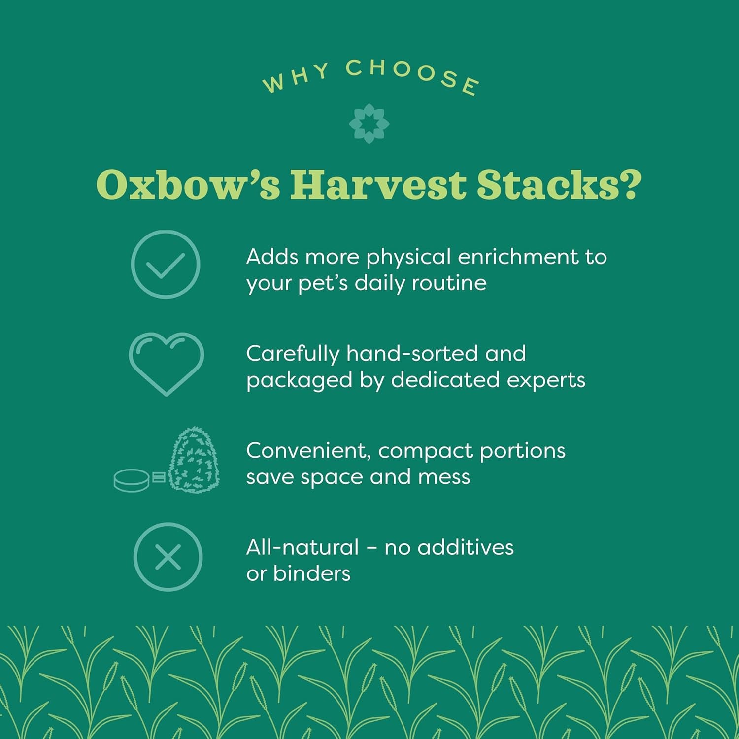 Oxbow Harvest Stacks, Timothy Hay, Rabbits & Guinea Pigs, Carrot, 35 Oz | Compressed Timothy Hay Stacks for Rabbits, Guinea Pigs & Chinchillas, Less Dusty, Travel Friendly, Easy to Feed, Made in USA