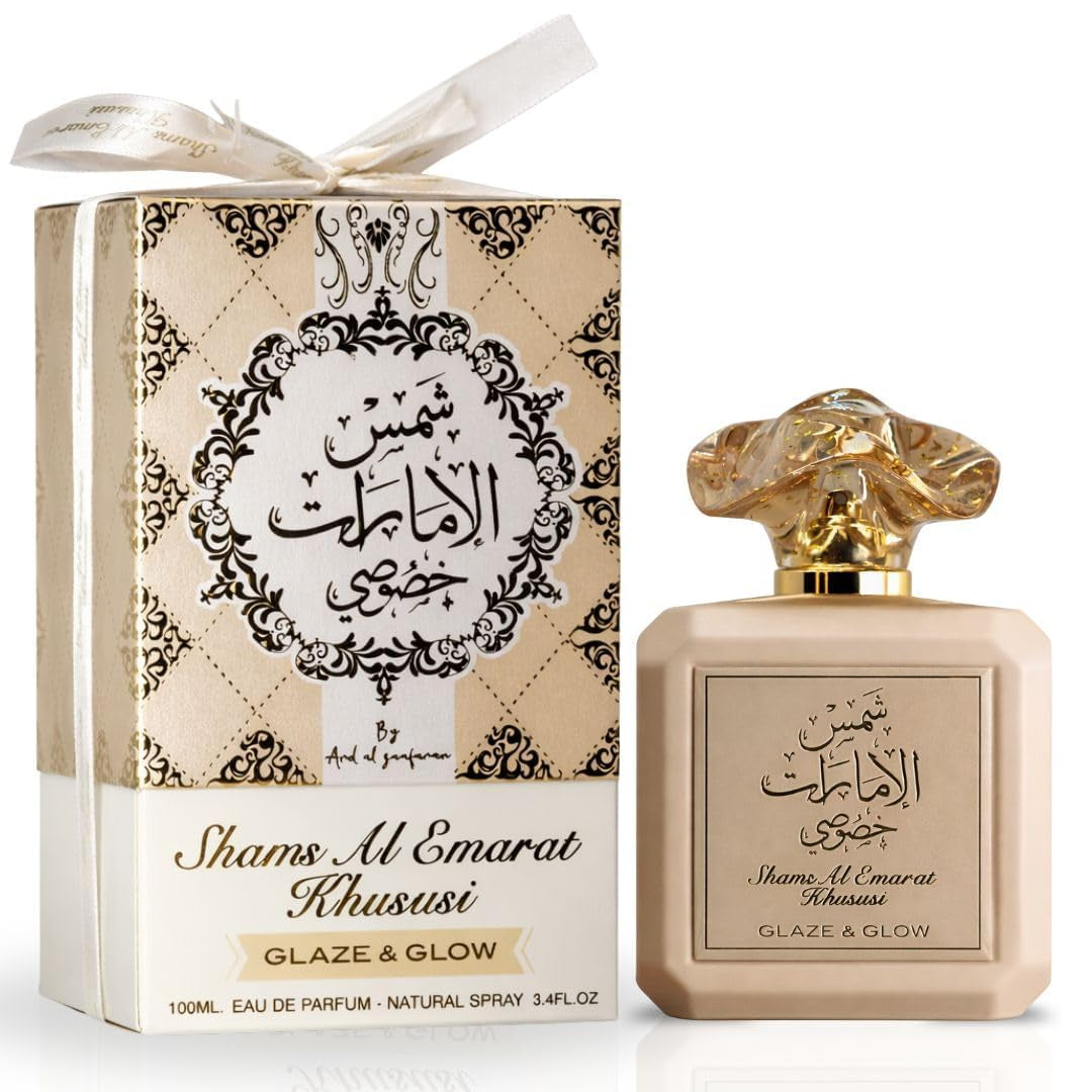 Ard Al Zaafaran Shams Al Emarat Khususi Glaze & Glow & Iced Petal Eau De Parfum Spray 100Ml (3.4 Oz)