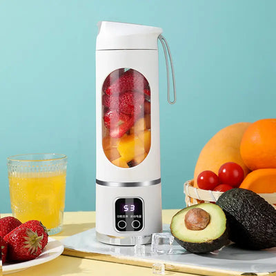 Ultimate Portable Blender! USB Rechargeable & Compact for Smoothies On-The-Go - Perfect Travel, Back to School & Gym! Leak Proof Design, Makes Shakes & Baby Food in Seconds Cup Juicer Rechargeable Mini Blender Vegetable