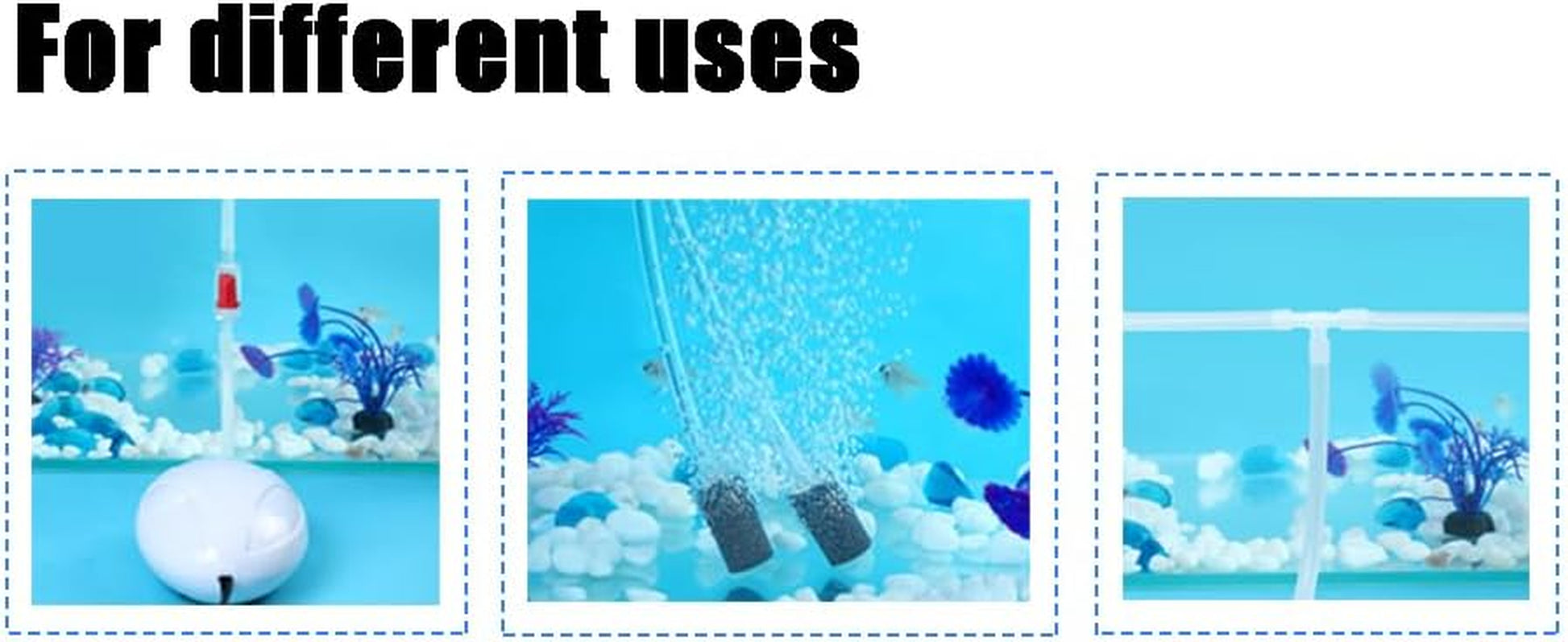 AQUANEAT Aquarium Tubing 25 Feet Clear, Airline Tubing, Standard 3/16” Air Hose for Fish Tank Air Pump,Hydroponics,Pond