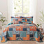 VAPUTAR 100% Cotton Face Quilt King Size Bedding Set - Quilt Bedding Set | Farmhouse King Size Quilts, Lightweight Reversible Coverlets Bedspreads for Bedroom