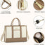 Lovevook Laptop Tote Bag for Women, Lightweight Pu Leather Work Tote Bag with Clutch Purse, Large Computer Bag Briefcase Fit for 15.6" Laptop