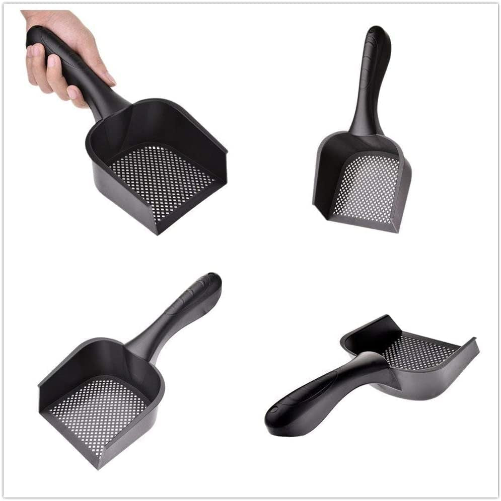 Cat Litter Scoop,Kitty Pet Shovel Scoop Reptile Terrarium Bedding Litter Cleaner Scoop for Cat Tortoise Snake,Hole:2.5Mm Suitable for Very Fine Cat Litter