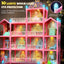 Joystone Doll House for Girls, 5-Story 19 Rooms Huge Dollhouse Playset with LED Lights, 2 Dolls, Furnitures, Accessories, DIY Pretend Play House Toys Gifts for Kids, Pink