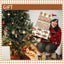 Watersay 12 Sheet Christmas Wrapping Paper, Gingerbread Man, Brown