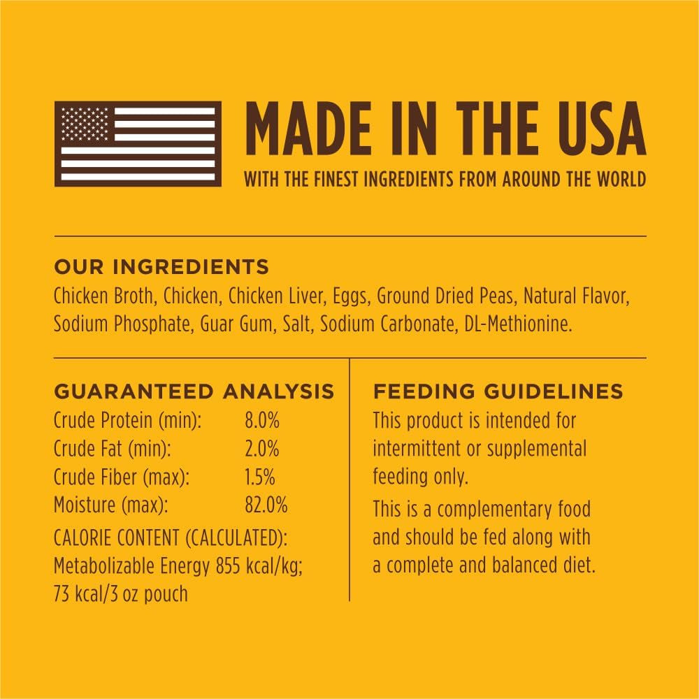 Instinct Healthy Cravings Grain Free Real Chicken Recipe Natural Wet Cat Food Topper by Nature'S Variety, 3 Ounce (Pack of 24)