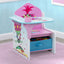 Trolls World Tour Chair Desk with Storage Bin by Delta Children, Greenguard Gold Certified