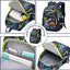 3Pcs Boys Dinosaur Backpack Set with Lunch Box Pencil Case, School Book Bag for Kids Elementary Preschool 1