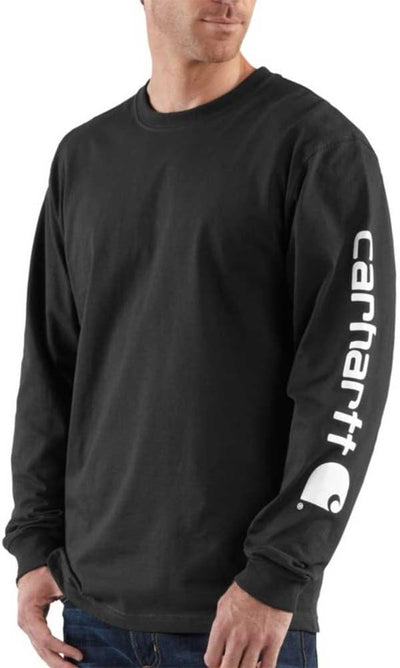 Carhartt Men'S Dearborn Loose LS Logo T-Shirt