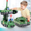 Kids Toys, Toddler Toys,Transformable Tank Robot Toy with Light & Sound, Automatic Obstacle Avoidance, Birthday Christmas Gift for Boys Girls 3+