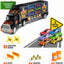 Toy Truck Transport Car Carrier - Toy Truck Includes 6 Toy Cars and Accessories - Toy Trucks Fits 28 Toy Car Slots - Great Car Toys Gift for Boys and Girls - Original by Play22Usa