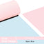 TOWWI Dual Sided Desk Pad, Large Desk Mat, Waterproof Desk Blotter Protector Mouse Pad, Leather Desk Pad Large for Keyboard and Mouse (36" X 17", Blue/Pink)